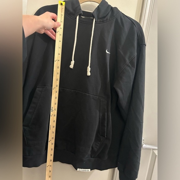 Nike Standard Issue Hoodie Women’s Large Black Pocket Zipper - Picture 8 of 9